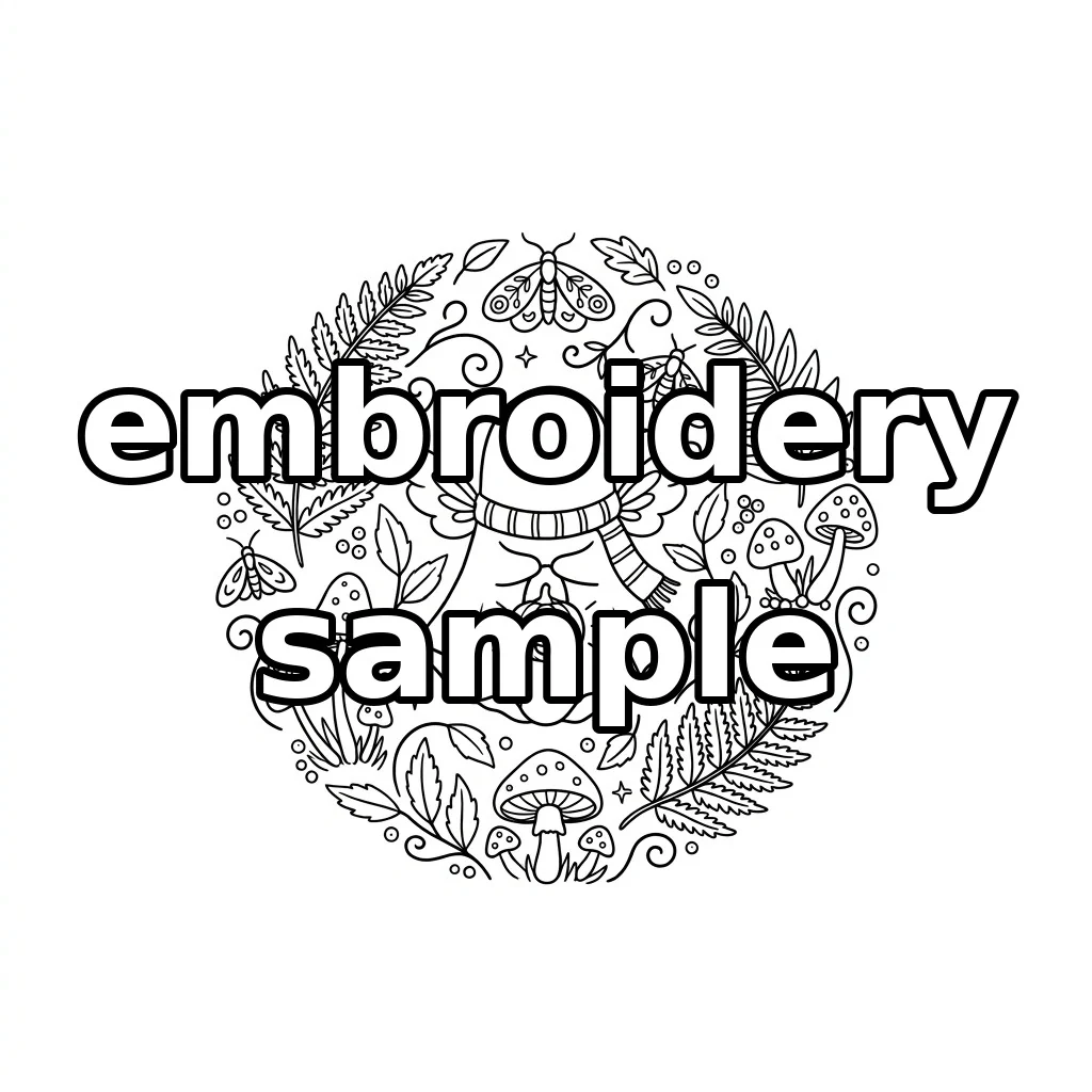 Watermarked Winged Ghost Pumpkin Lantern Woodland Wreath embroidery outline